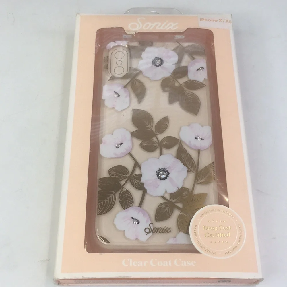 New Sonix Clear Flower Gem Slim Case iphone X/Xs